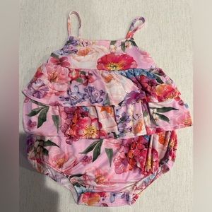 Posh Peanut ruffled bubble romper